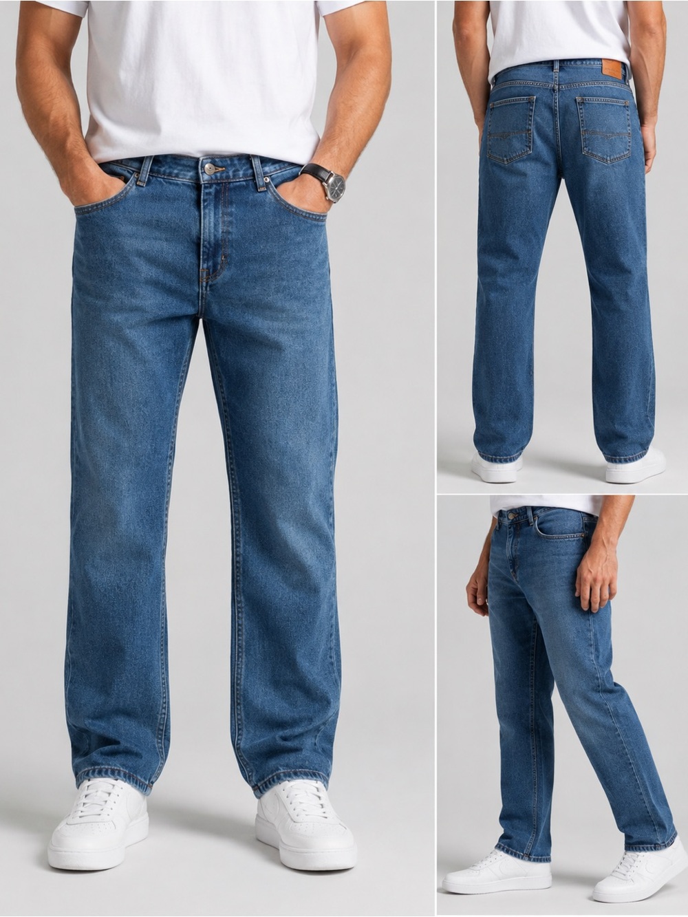 Tommy Bahama Men's Straight Jeans in Medium Blue Denim size 49x30